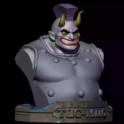 Bust Tug Mug Lunatacs Thundercats collectibles stl files 3D print model