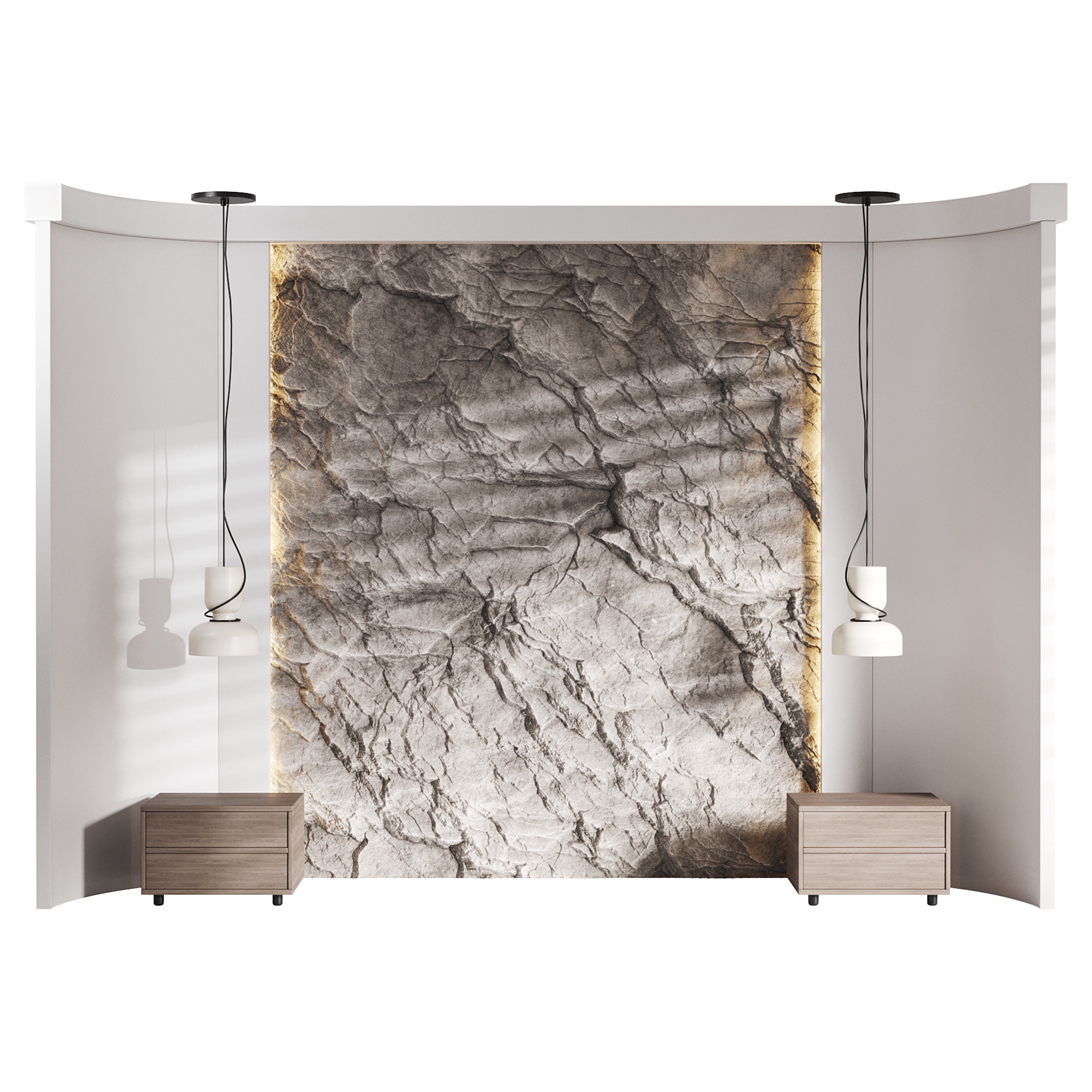 Decorative Wall panel  26 3D model_8