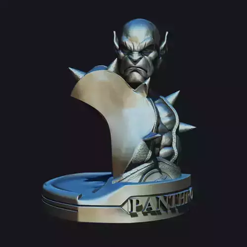 Bust Panthro Pantro  Thundercats collectibles stl files 3D print model