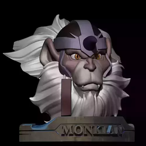 Bust Monkian Thundercats collectibles stl files 3D print model