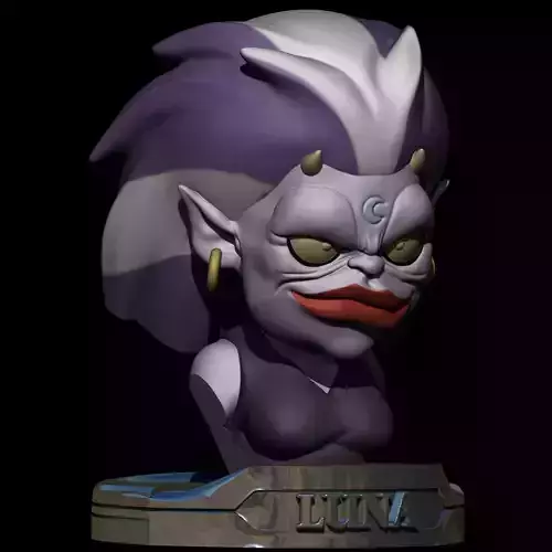 Bust Luna Lunatacs Thundercats collectibles stl files