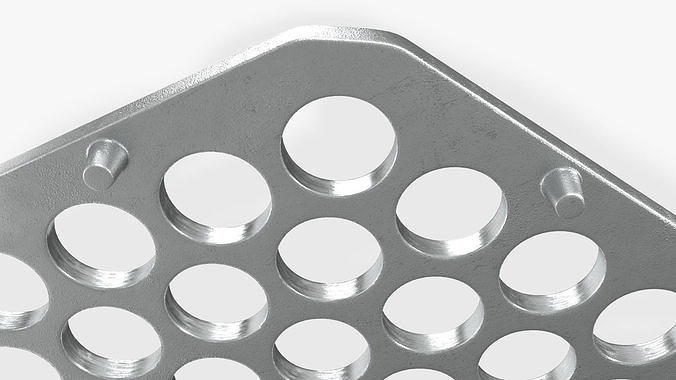 Hexagon Dumplings Maker Mold 3D model 7
