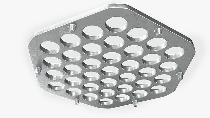 Hexagon Dumplings Maker Mold 3D model 6