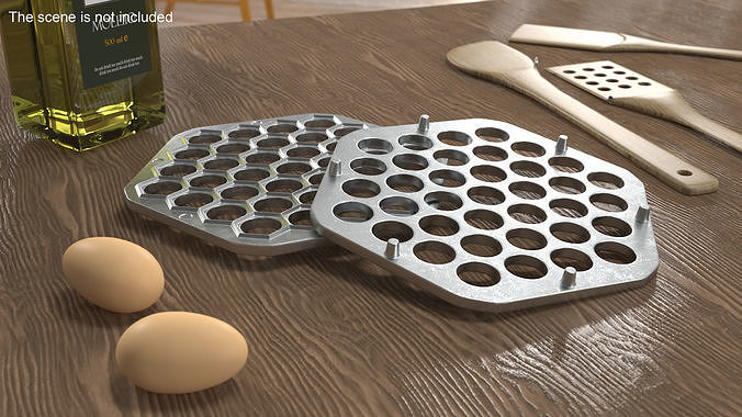 Hexagon Dumplings Maker Mold 3D model