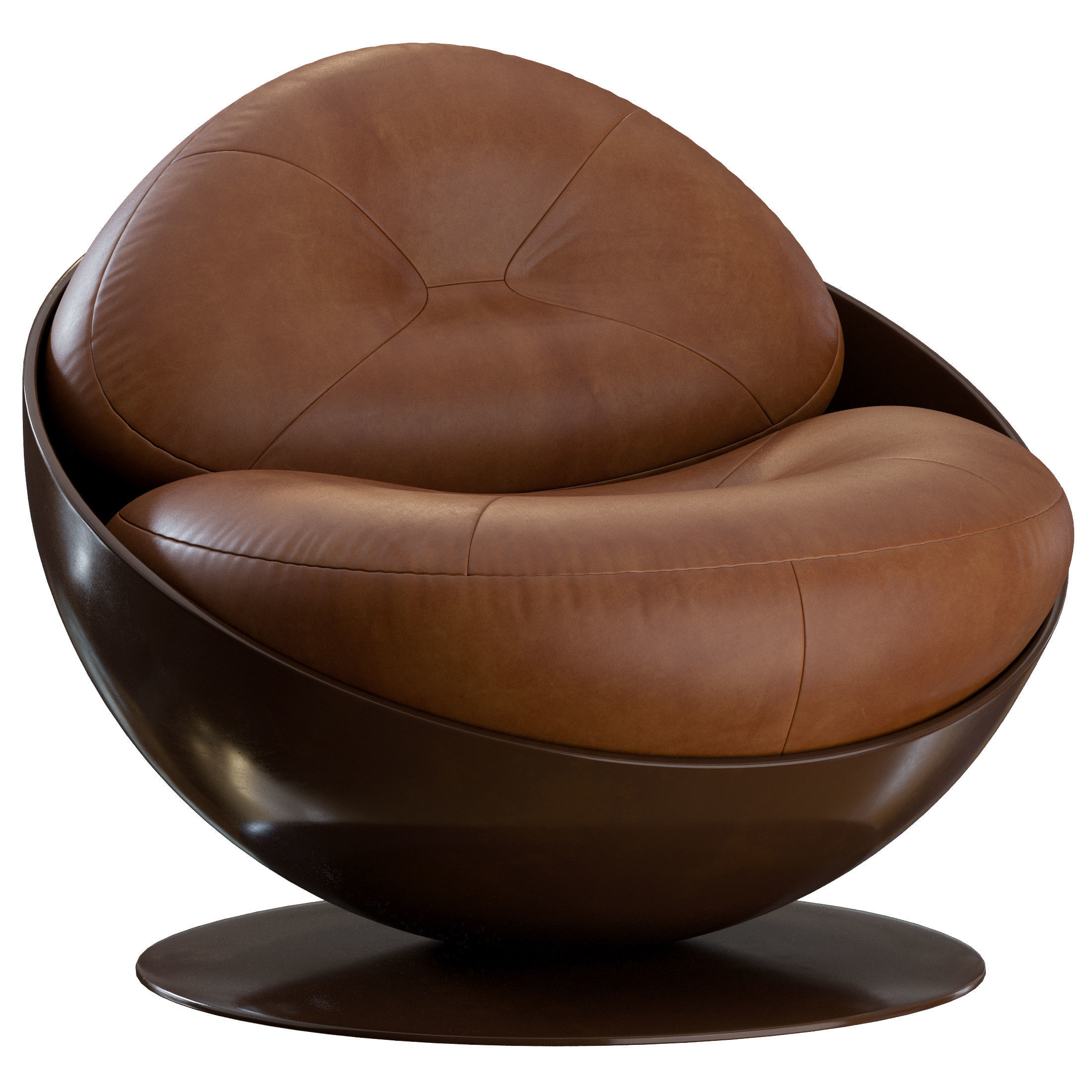 Esfera Lounge Armchair by Espasso 3D model_3