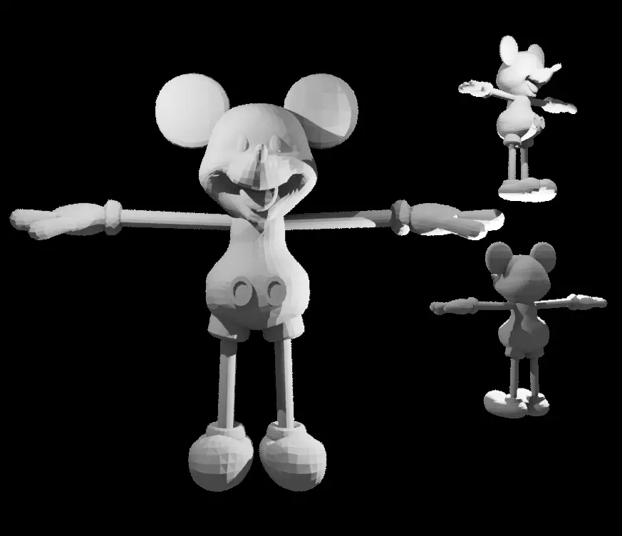 Mickey 3D print model_0