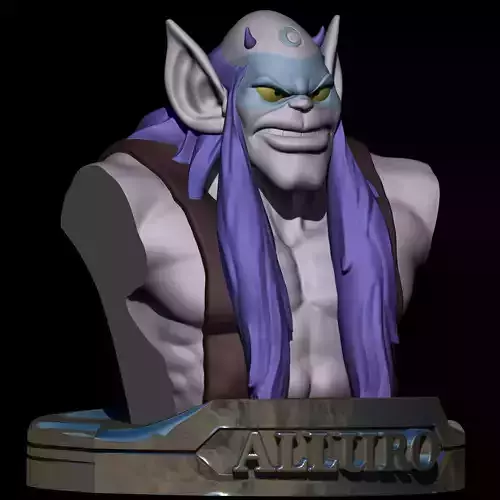 Bust Alluro Lunatacs Thundercats collectibles stl files