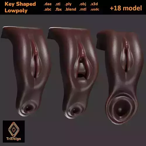 Evony Vagina and Anus Lowpoly Low-poly 3D model