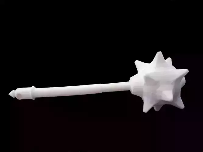 Studded Mace Keychain 3D print model