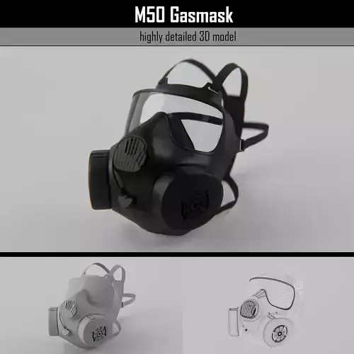 M50 Gasmask - High Detail