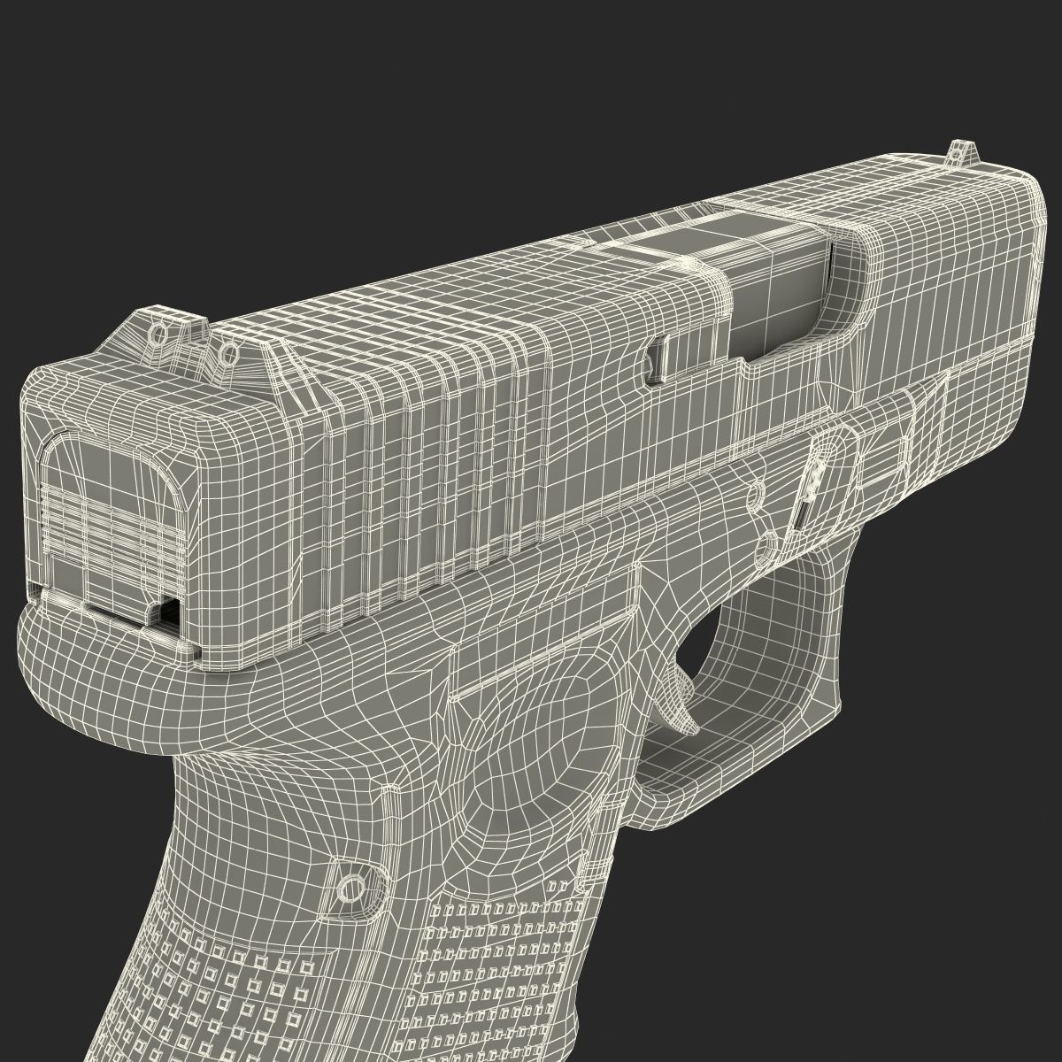 Glock 26 Black 3D model_48