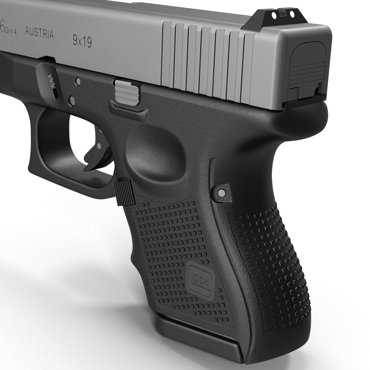 Glock 26 Black 3D model_22