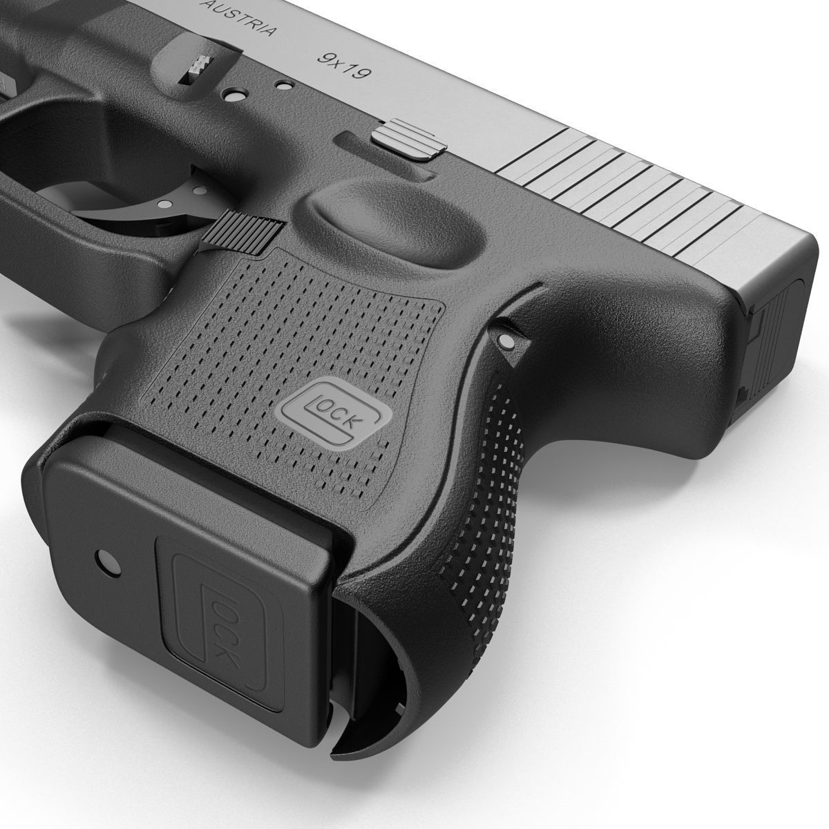 Glock 26 Black 3D model_13