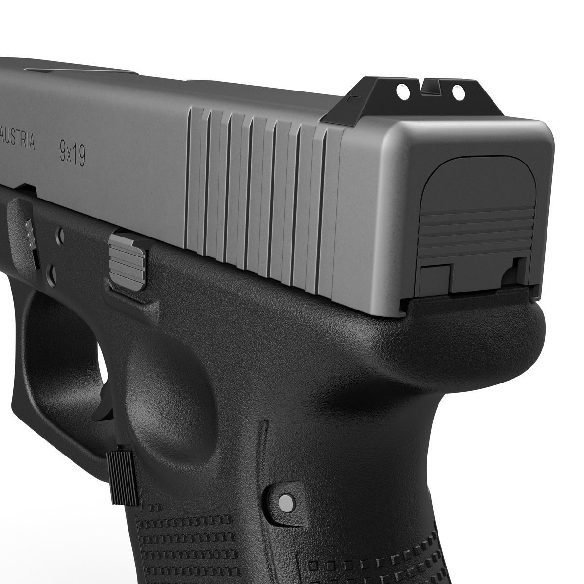 Glock 26 Black 3D model_24