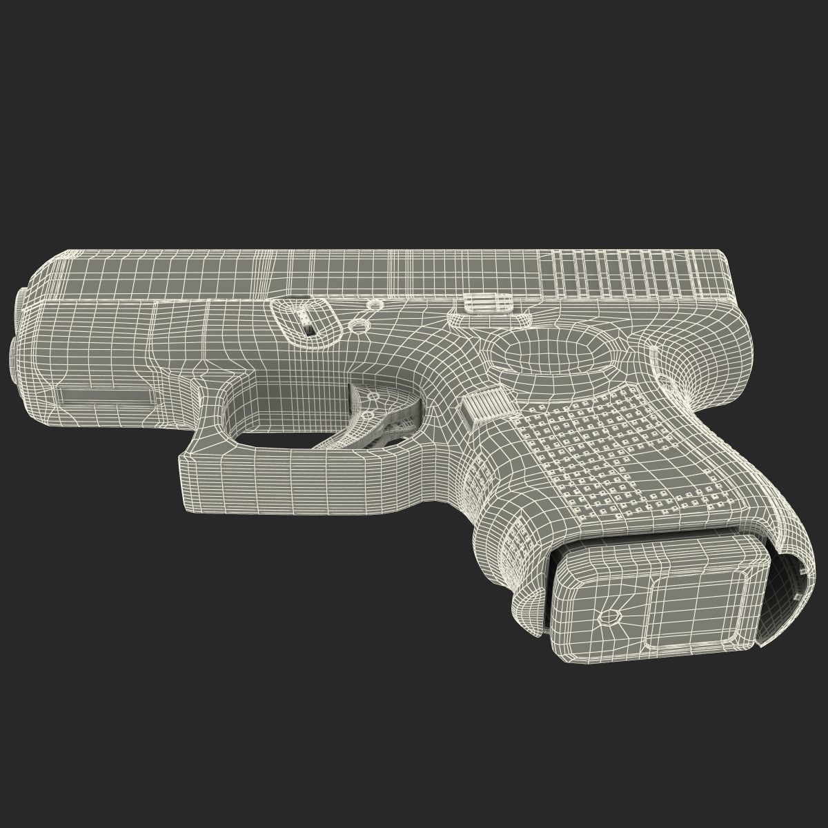 Glock 26 Black 3D model_31