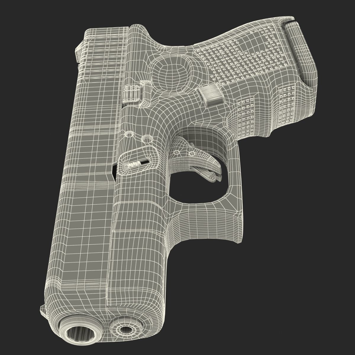 Glock 26 Black 3D model_32