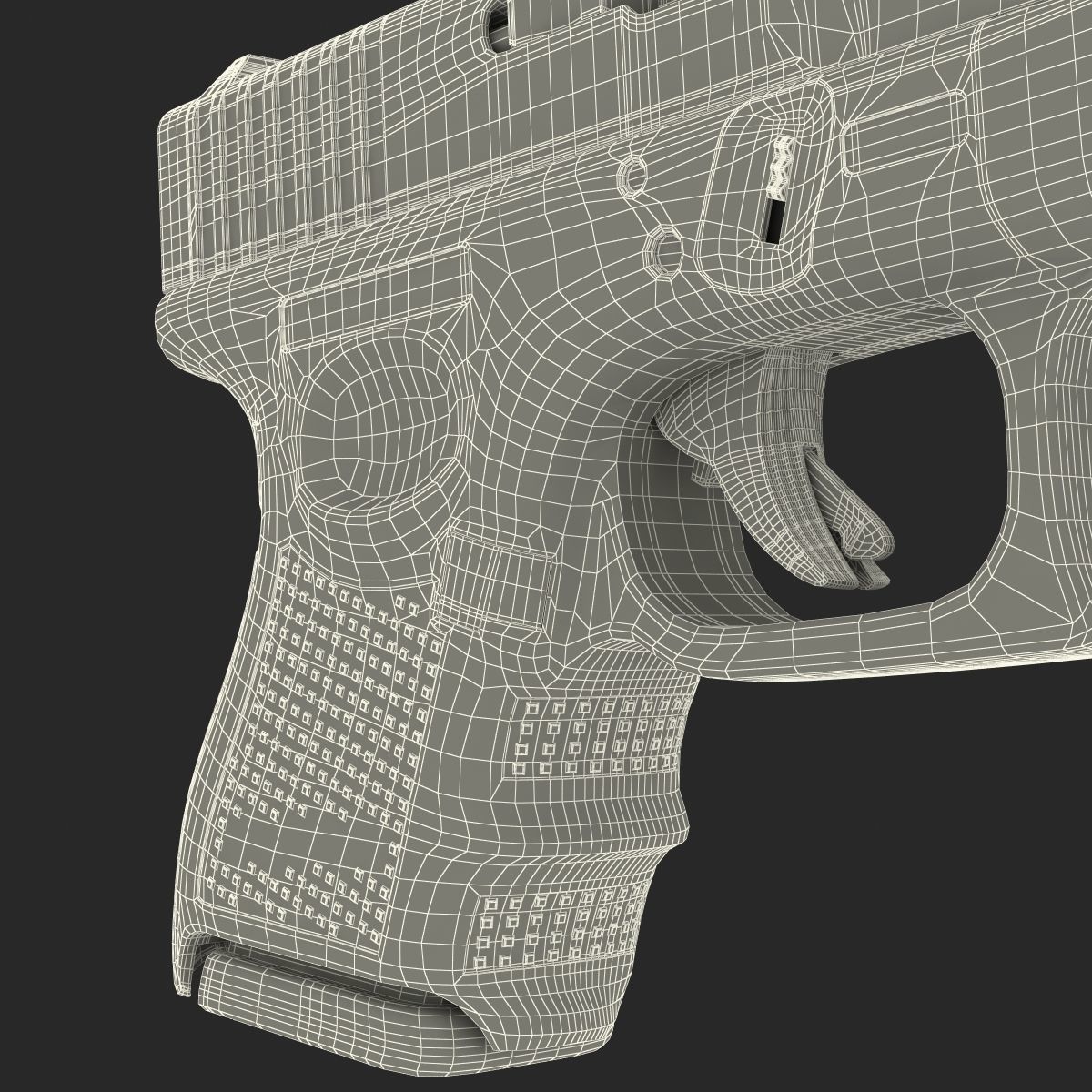 Glock 26 Black 3D model_46