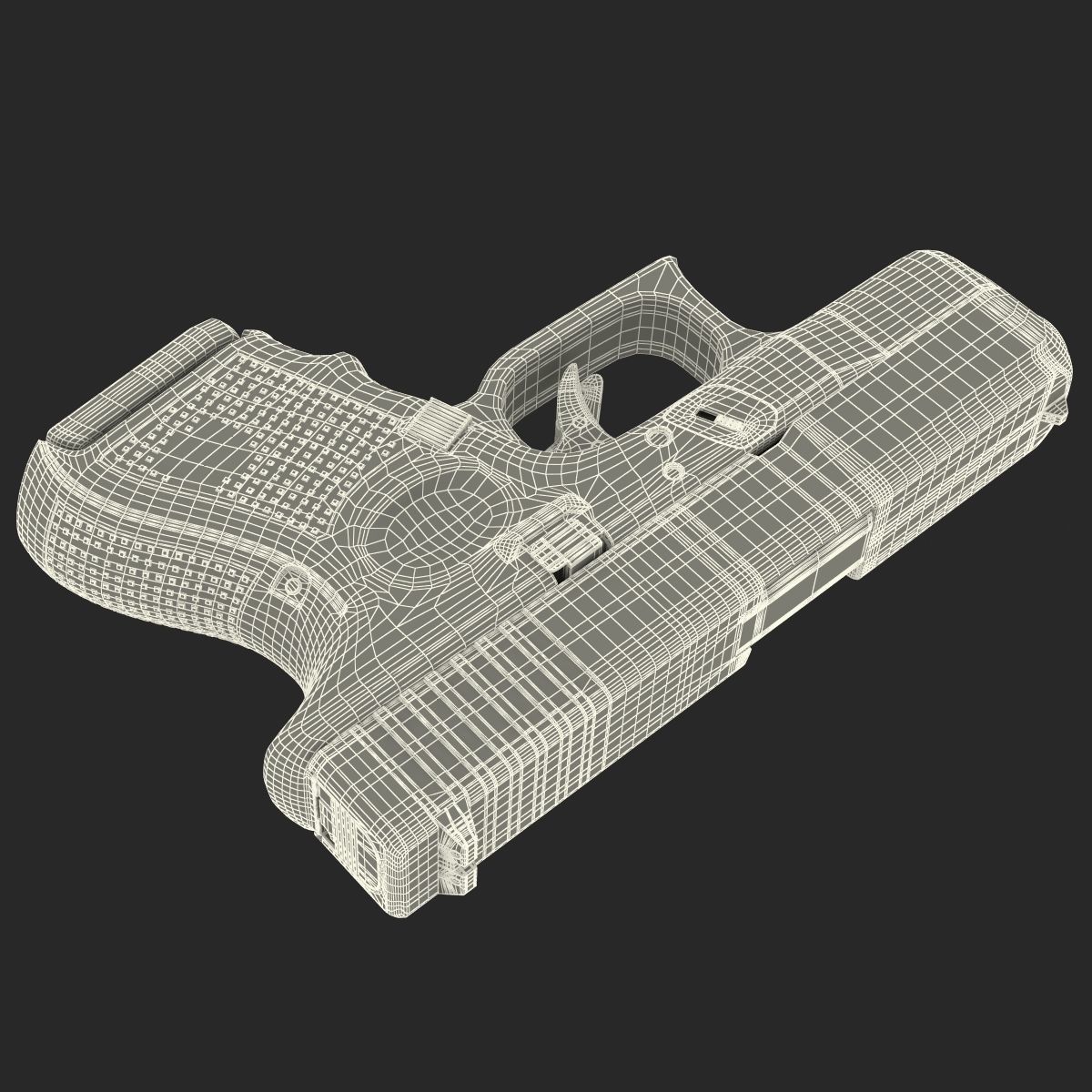 Glock 26 Black 3D model_38