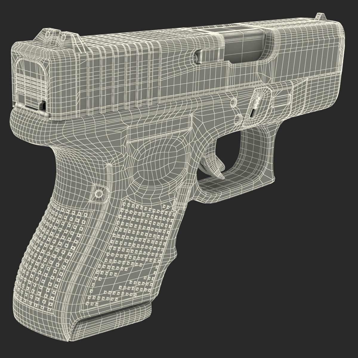Glock 26 Black 3D model_43