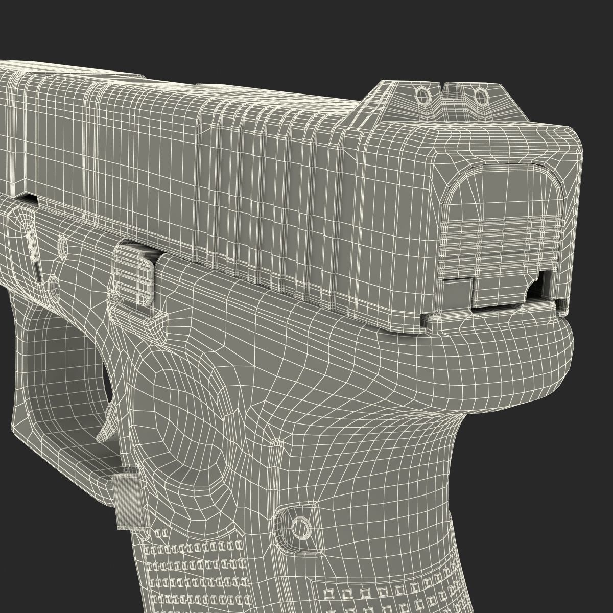 Glock 26 Black 3D model_49