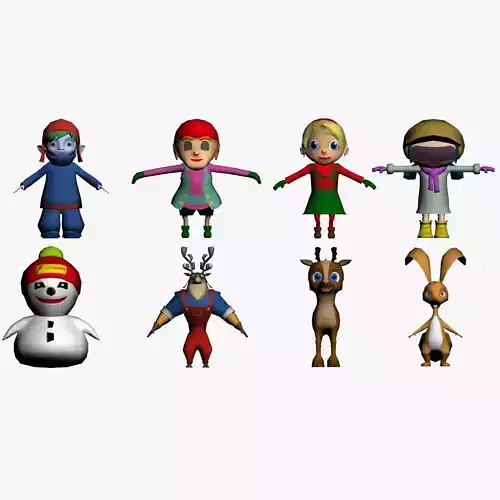 GAME MODEL LOW POLY PP 01