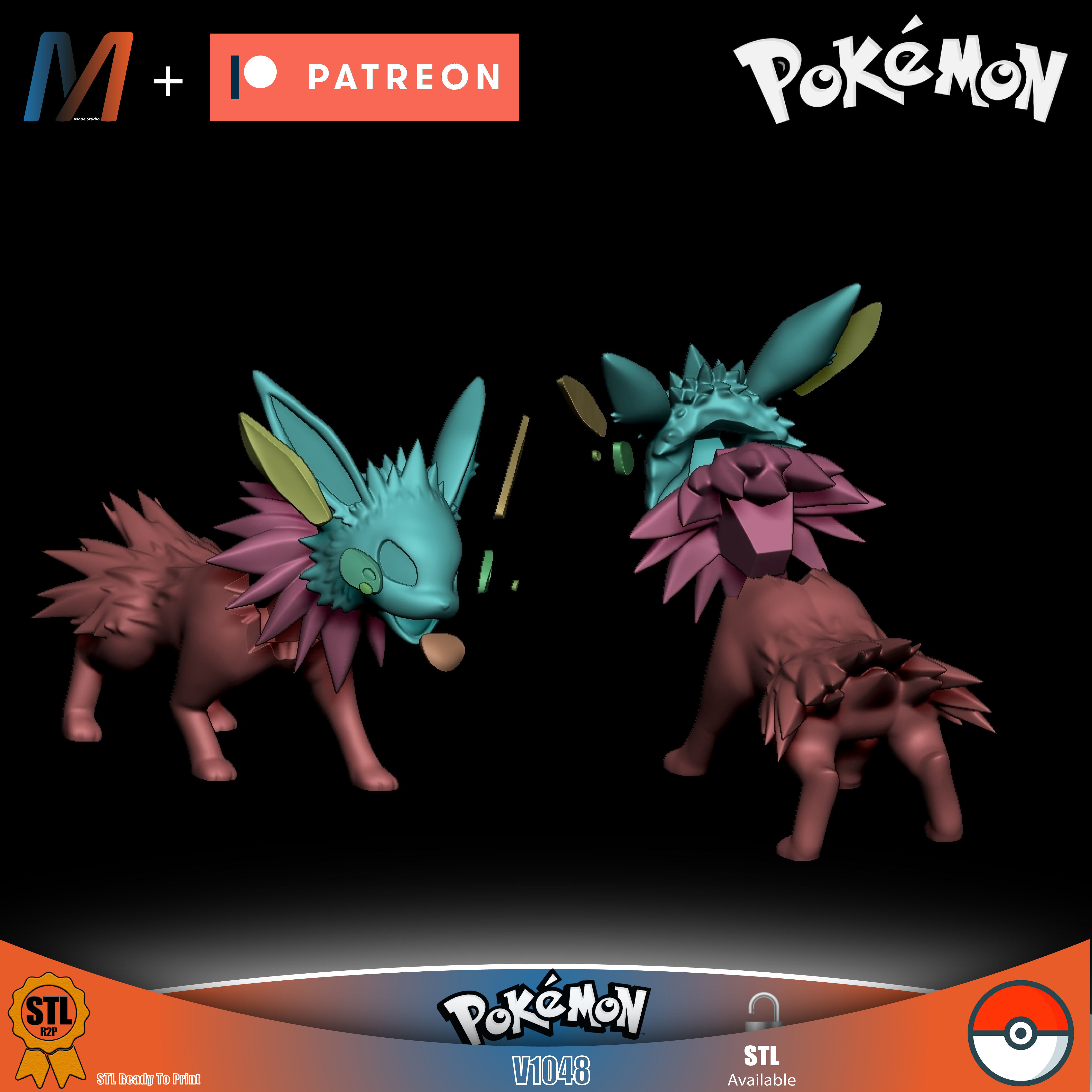 PX7V1062 POKEMON PACK 7 3D print model_10