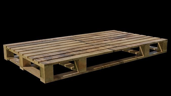 Pallet Low-poly 3D model