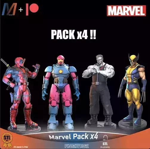PX4GHV1062 - MARVEL PACK X4 3D print model