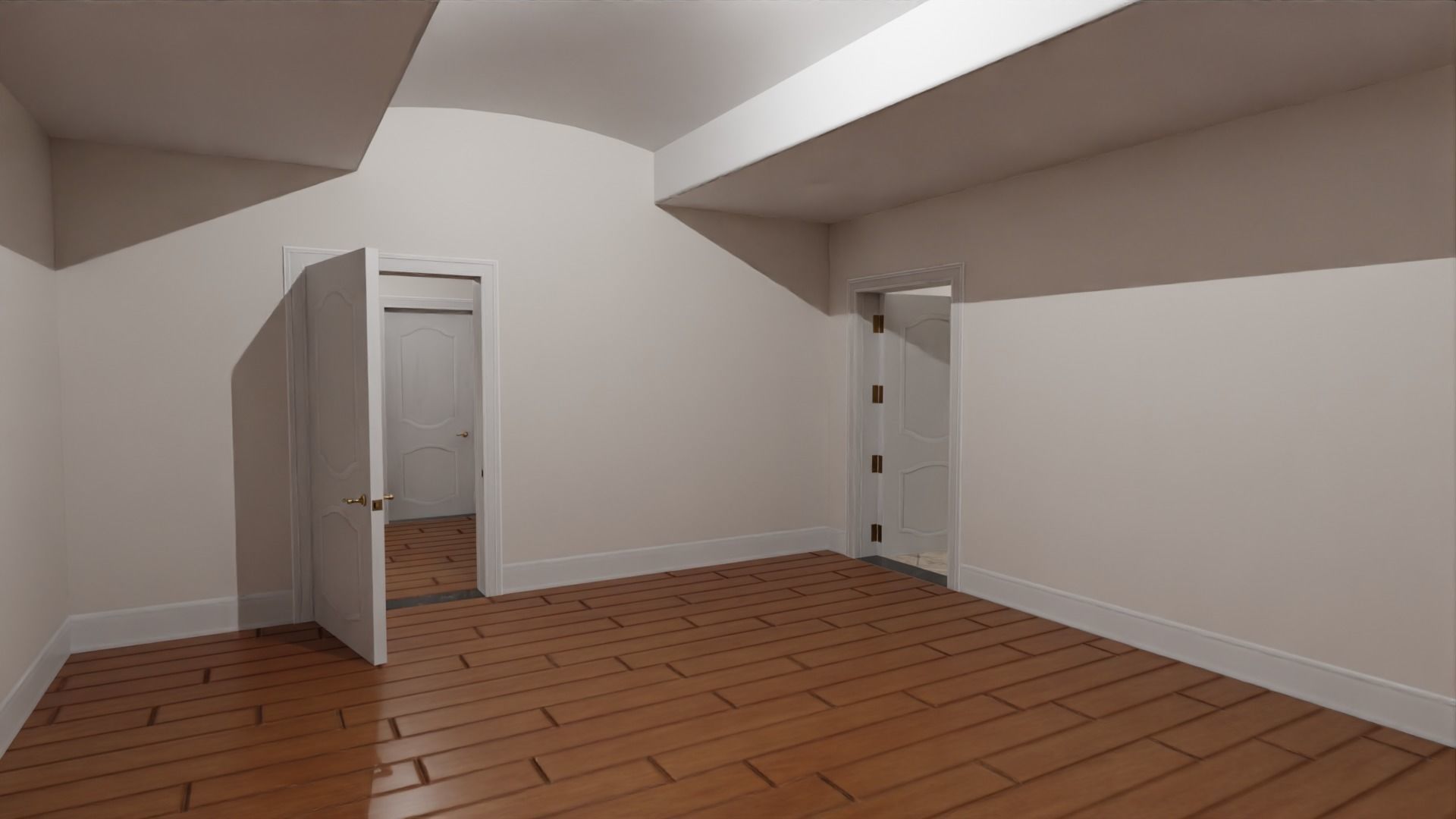 Mega Mansion Low-poly 3D model_37