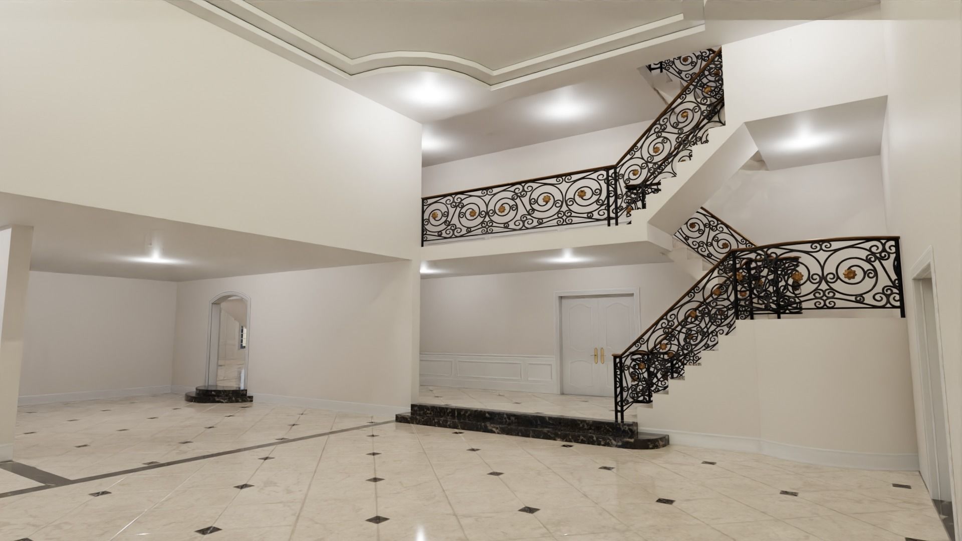 Mega Mansion Low-poly 3D model_18