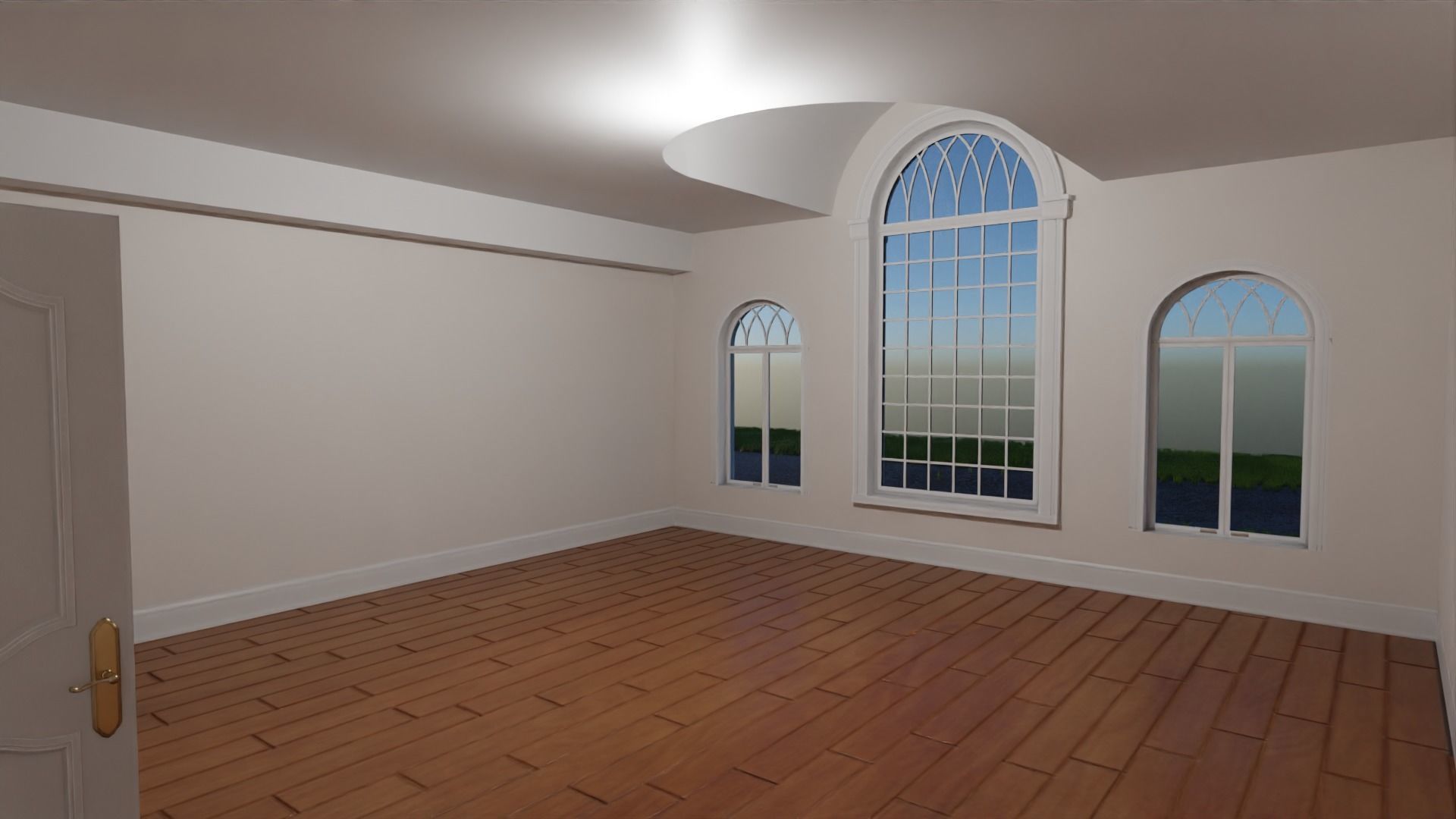 Mega Mansion Low-poly 3D model_22