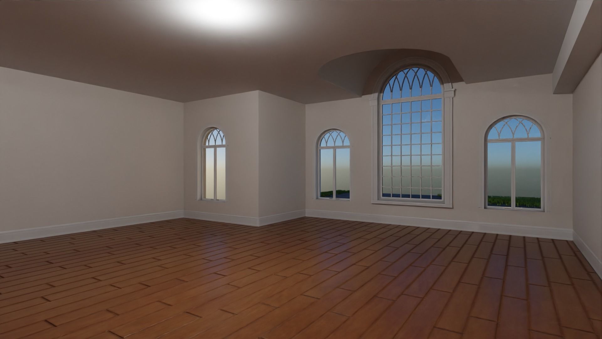 Mega Mansion Low-poly 3D model_36