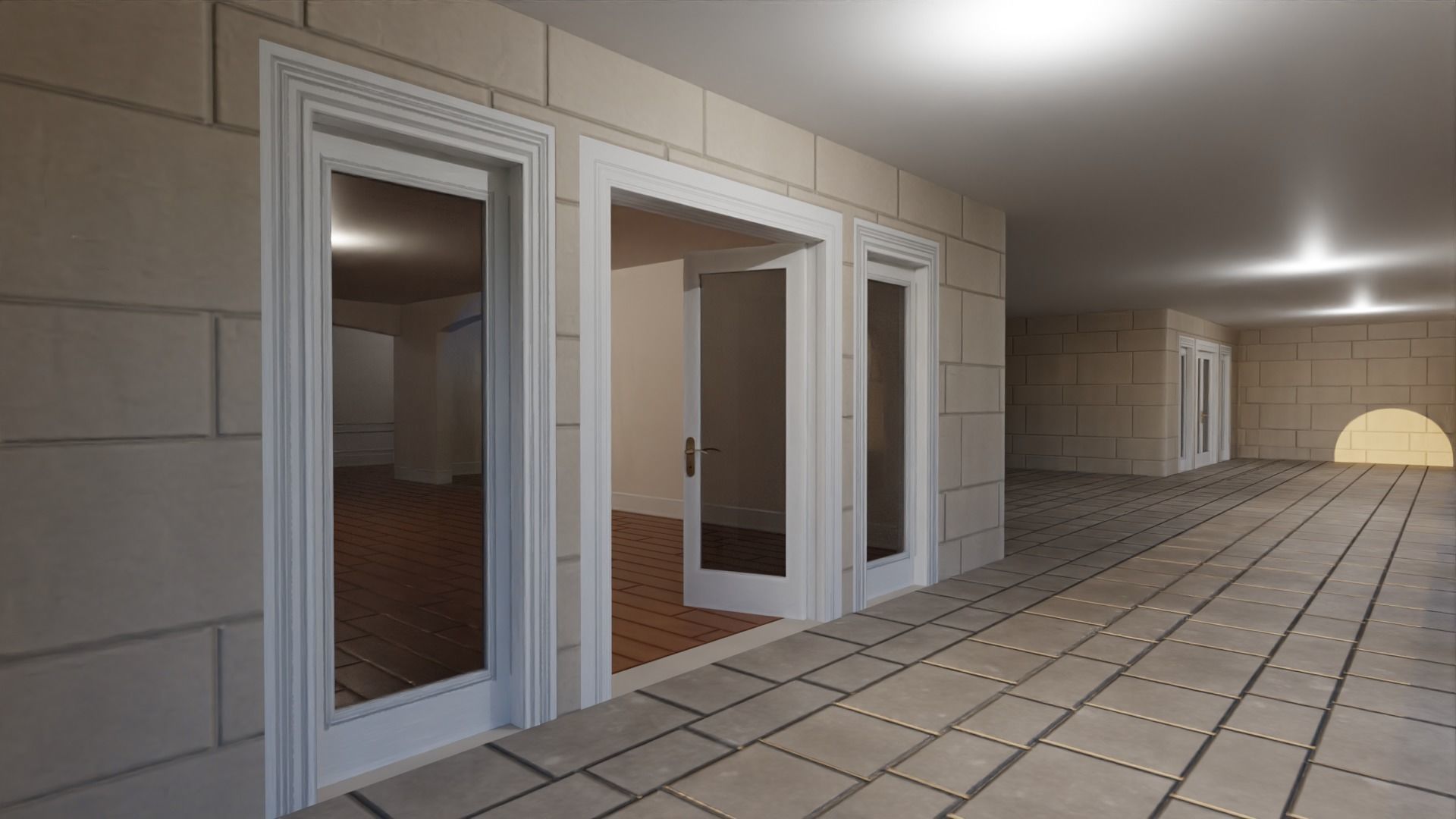 Mega Mansion Low-poly 3D model_46