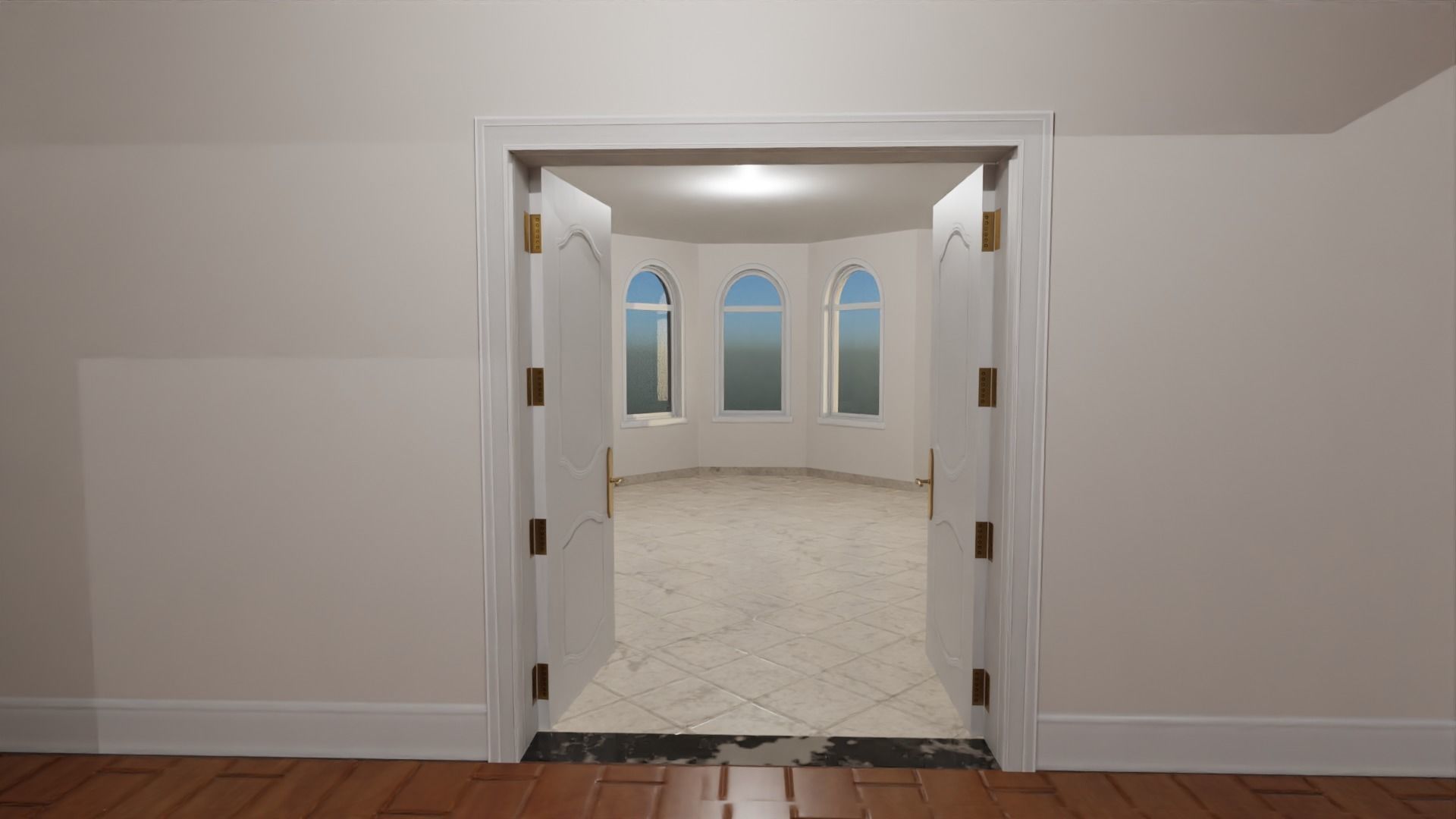 Mega Mansion Low-poly 3D model_34