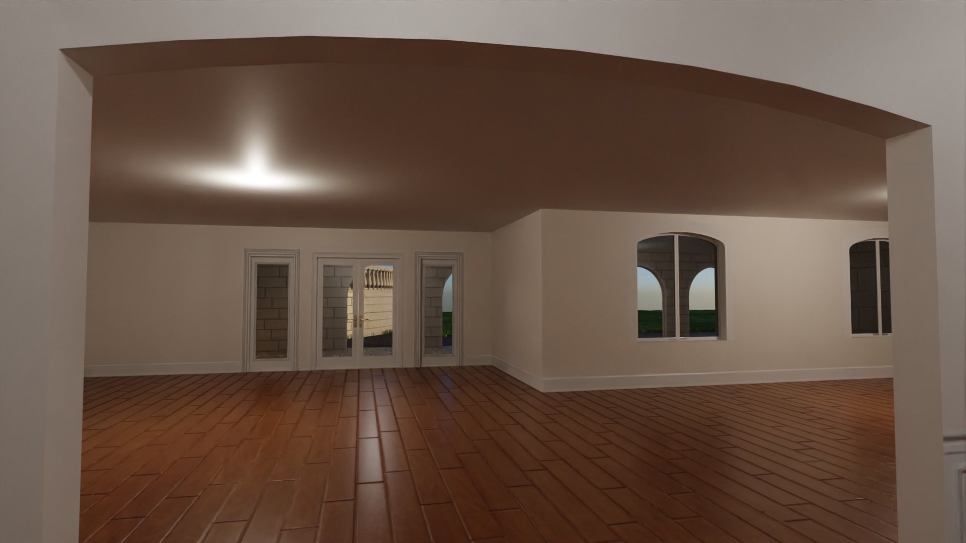 Mega Mansion Low-poly 3D model_44