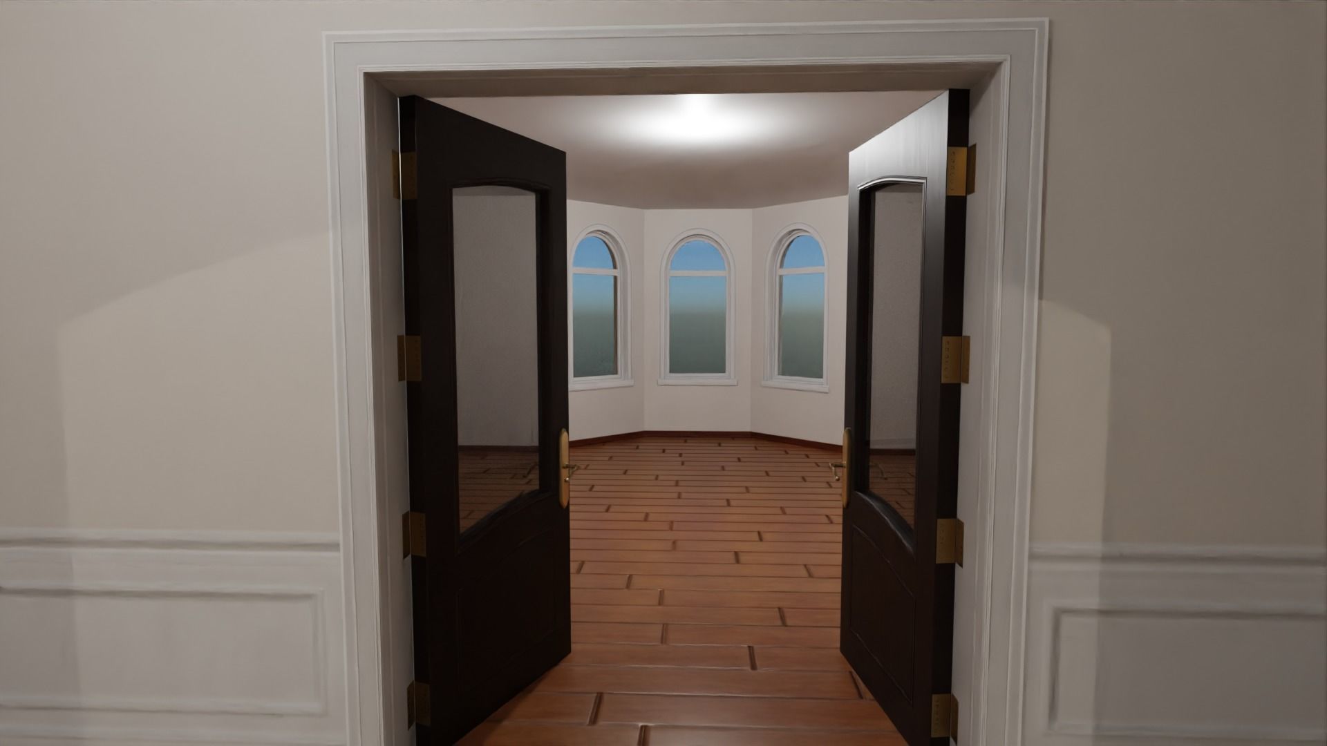 Mega Mansion Low-poly 3D model_32