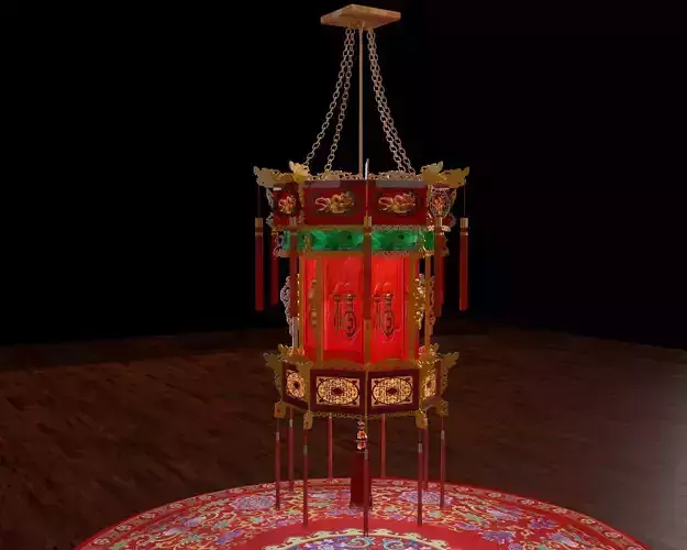 Chinese red palace lantern 