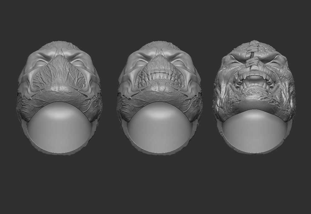 Spawn Headsculpt for Action Figures 3D print model_3