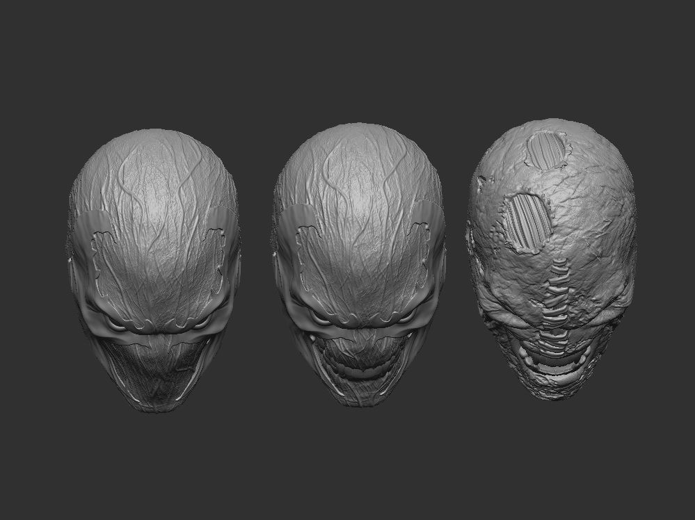 Spawn Headsculpt for Action Figures 3D print model_4