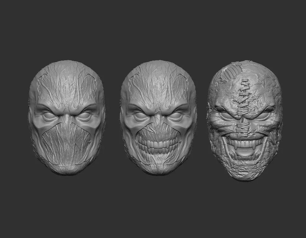 Spawn Headsculpt for Action Figures 3D print model_0