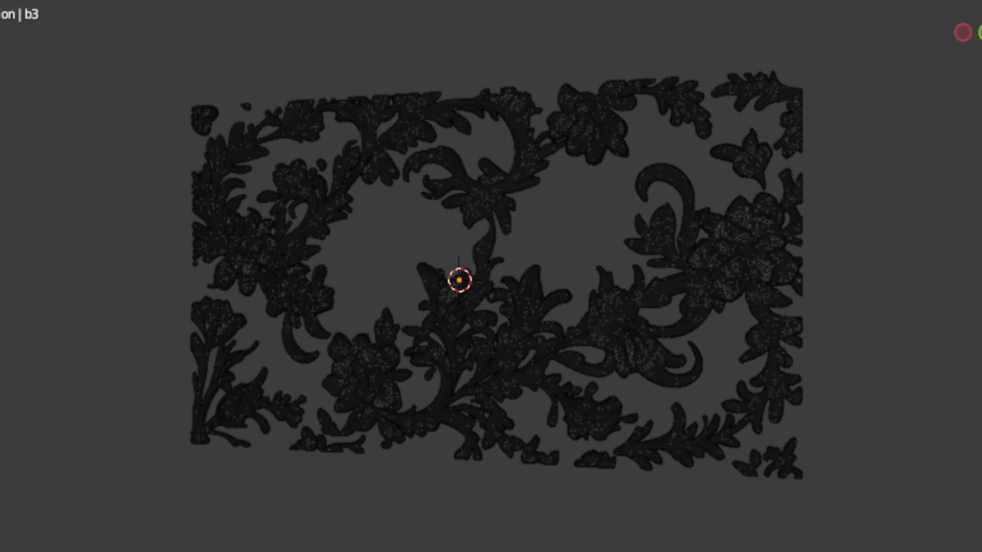 Decorative Ceiling 020 3D print model_7