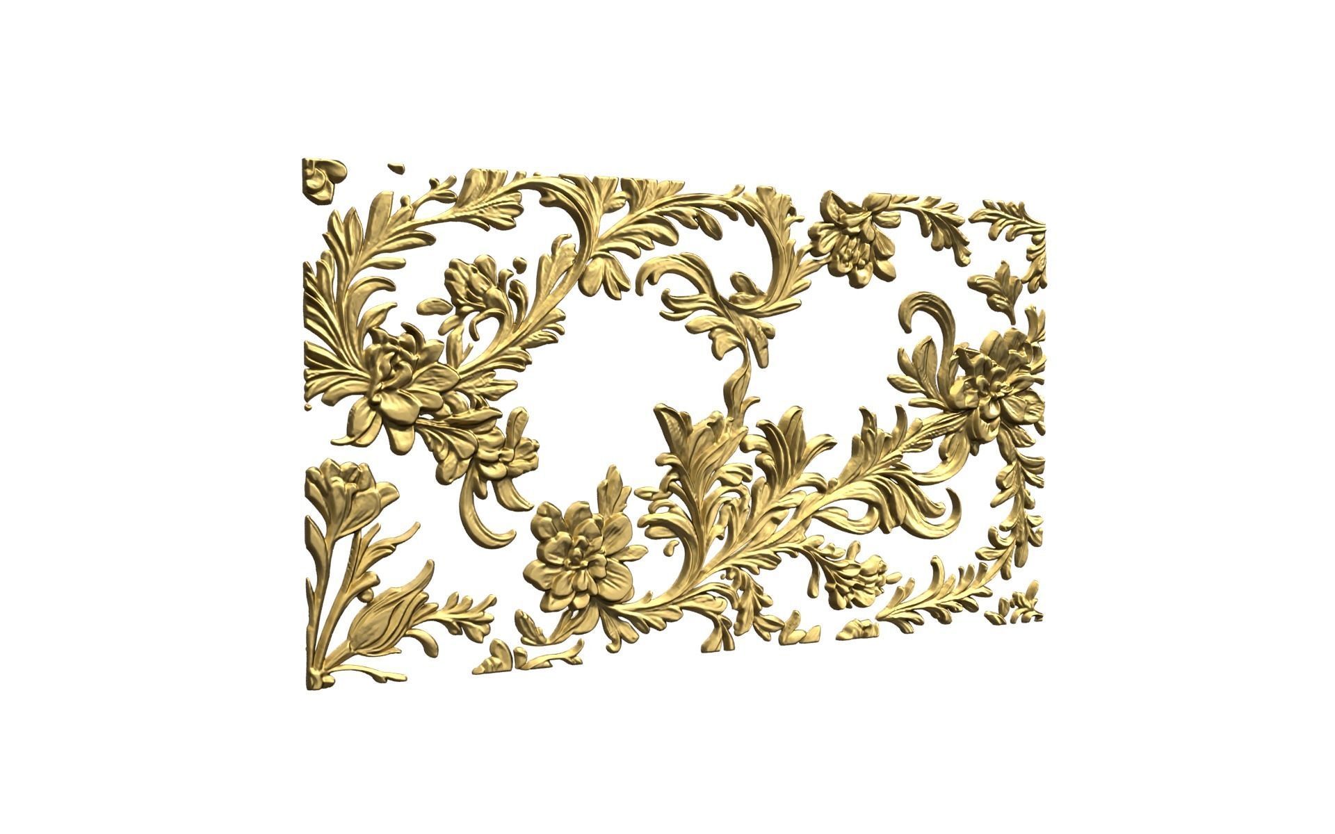 Decorative Ceiling 020 3D print model_1