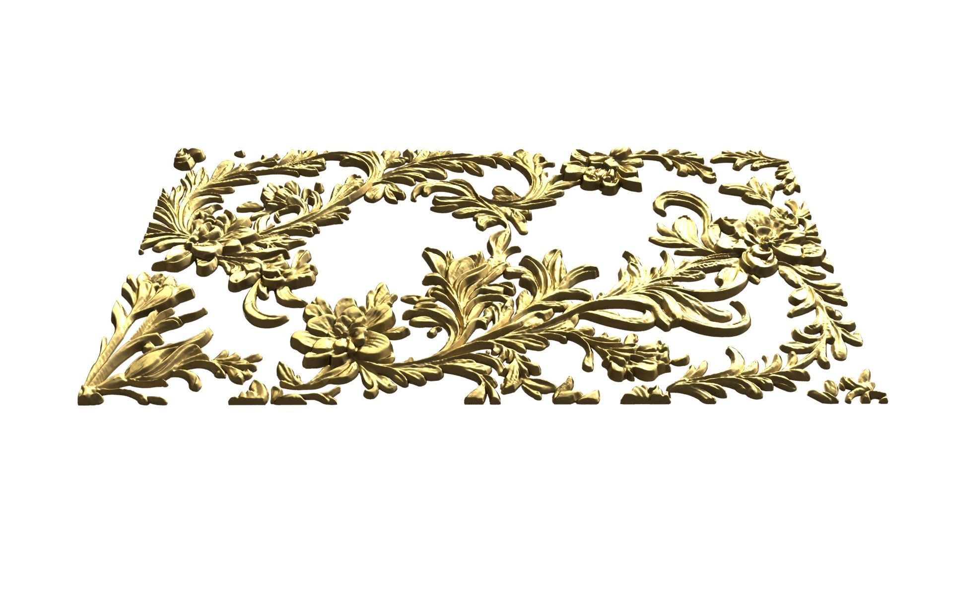 Decorative Ceiling 020 3D print model_3