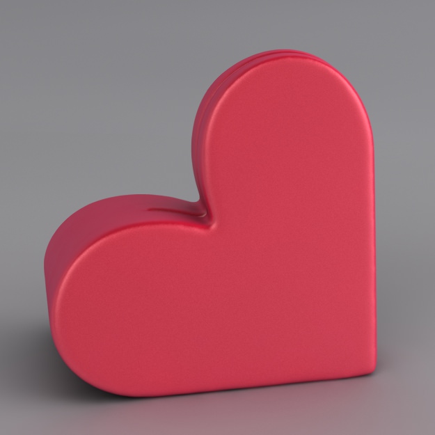 Heart Place Name Holder Free 3D print model_5