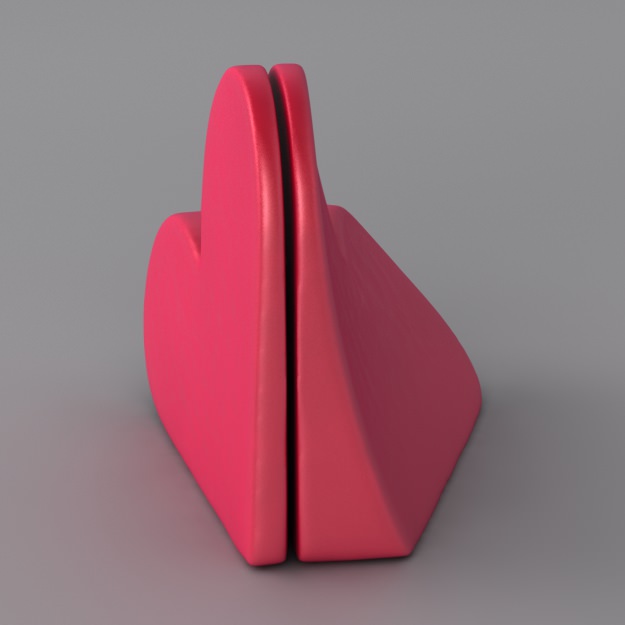 Heart Place Name Holder Free 3D print model_4