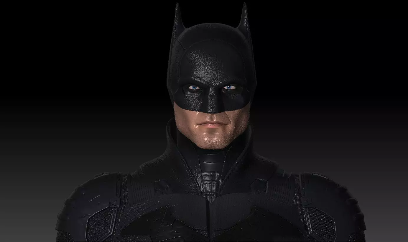Hot Toys The Batman Neck Collar 3D print model_0