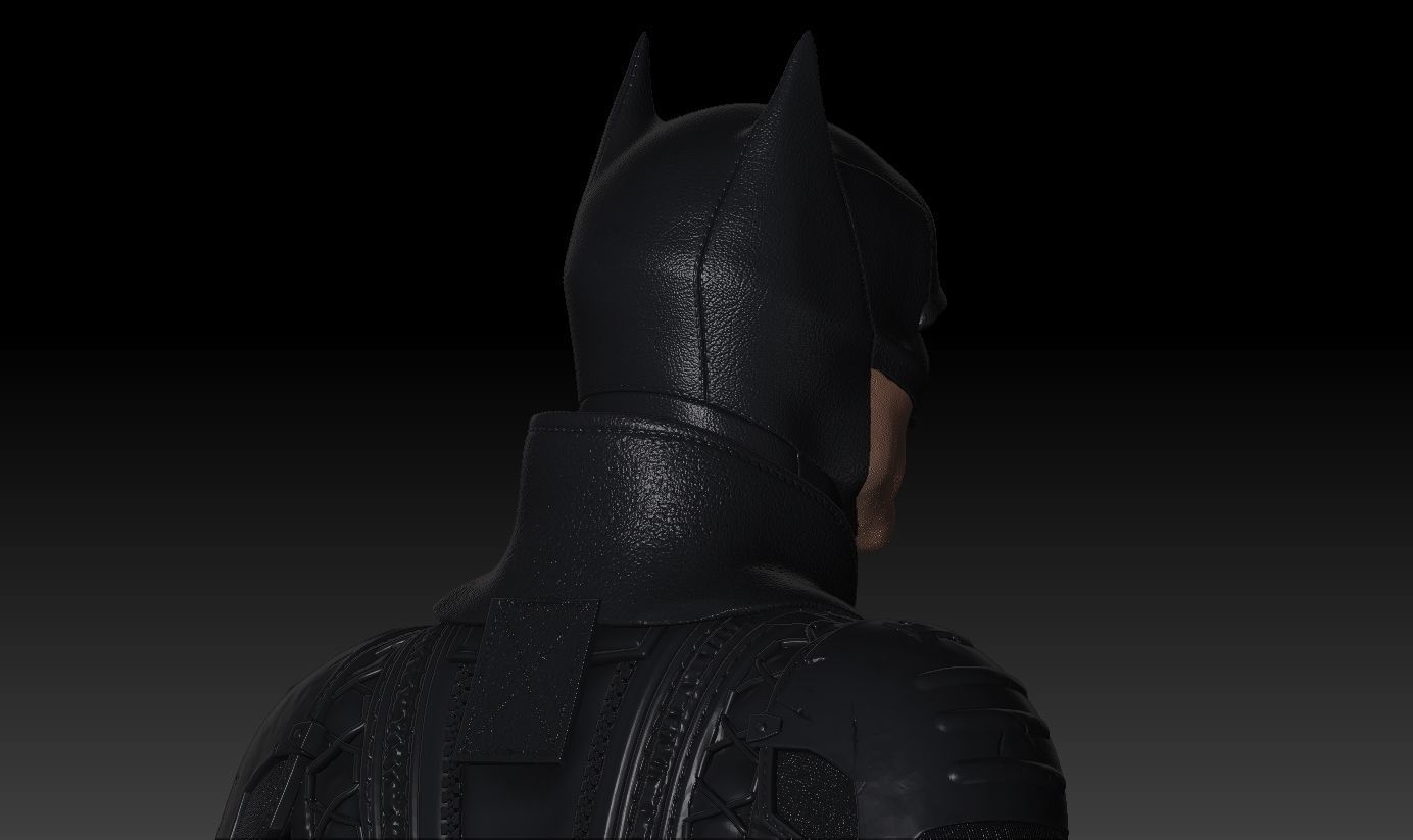 Hot Toys The Batman Neck Collar 3D print model_1