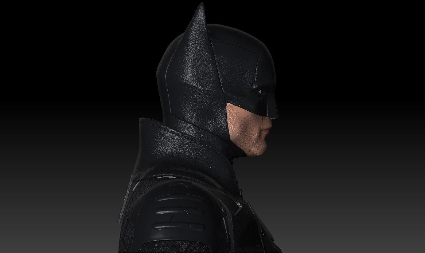 Hot Toys The Batman Neck Collar 3D print model_2