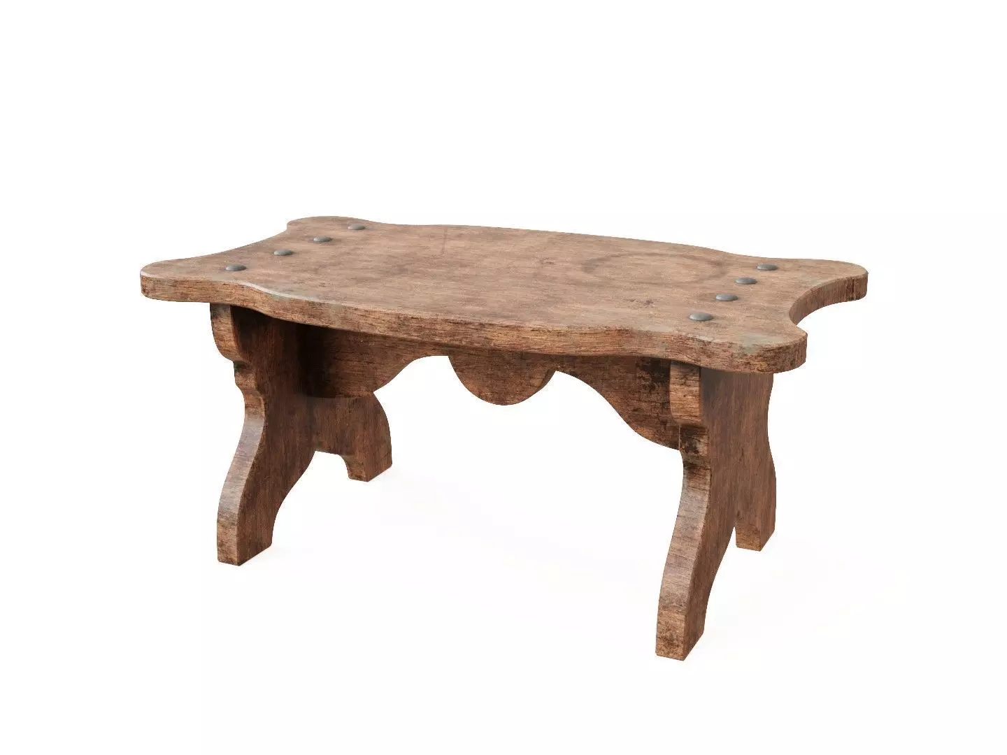 Little Wood Stool Free 3D model