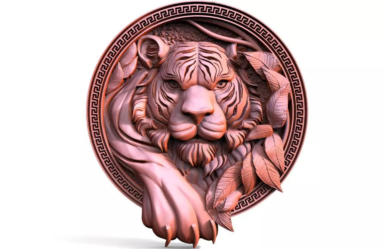 Tiger CNC 3D print model